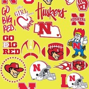 13 Nebraska Cornhuskers Svg Dxf Eps Png, Cut File Pack , Download Football Files, Cricut, Cameo, Vinyl Machine Active