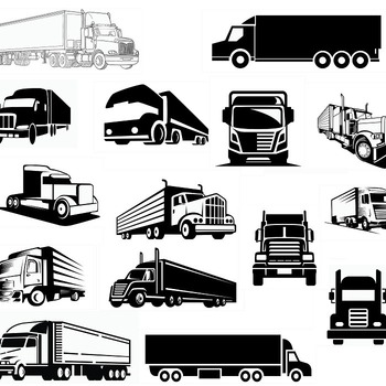 139 Truck svg,cut files,silhouette clipart,vinyl files,vector digital,svg file,svg cut file,clipart svg,graphics clipart