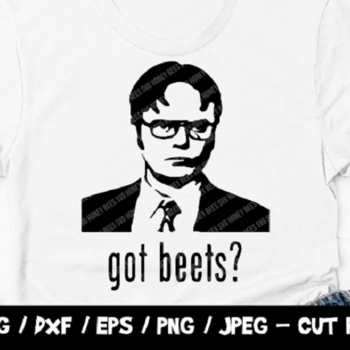 152 Dwight Schrute SVG, Got Beets SVG, Dwight Schrute Silhouette, The Office Cut File, The Office SVG, Dwight Schrute Vector, Vinyl