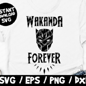 153 Wakanda Forever SVG Logo, Black Panther Vector, Black Panther Cricut, Black Panther Eps, Black Panther Vinyl, Black Panther Clip Art, Dx