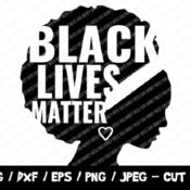 167 Black Lives Matter SVG, BLM SVG Cut File, Raised Fist Svg, Stand Against Racism, Instant Download, File For Cricut & Silhouette, Png