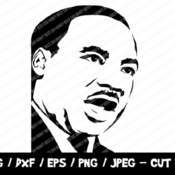 169 Martin Luther King SVG, BLM SVG Cut File, Mlk Svg, No Justice No Peace Svg, Instant Download, File For Cricut & Silhouette, Png