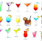 17 Cocktail svg,cut files,silhouette clipart,vinyl files,Vector Digital,svg file,svg cut file,clipart svg,graphics clipart