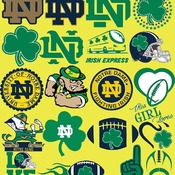 17 Notre Dame Fighting Irish Svg Dxf Eps Png, Cut File Pack , Download Football Files, Cricut, Cameo, Vinyl Machine Active