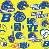 18 Boise State Broncos svg Dxf Eps Png, Cut File Pack , Download Football Files, Cricut, Cameo, Vinyl Machine Active