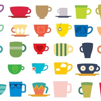 19 Coffee cups svg,cut files,silhouette clipart,vinyl files,Vector Digital,svg file,svg cut file,clipart svg,graphics clipart