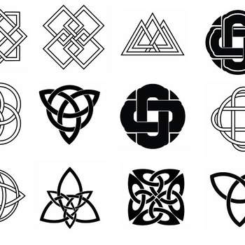 195 Celtic symbol strength svg protection love mother black and white images drawing clip art