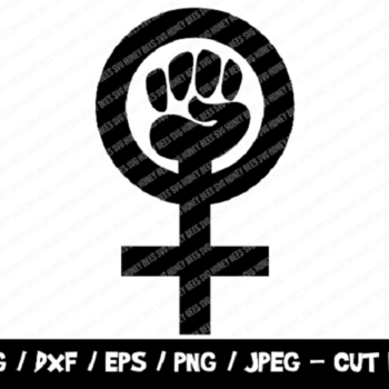 195 Woman Power SVG, Woman SVG Cut File, Raised Fist Svg, Instant Download, Cricut, Silhouette, Feminism Svg, Women Power SVG, Strong Women