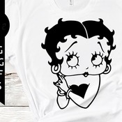 2 Betty boop svg , disney svg, bettyboop svg, instant download, silhouette cameo, shirt design, disney betty boop svg, png, dxf