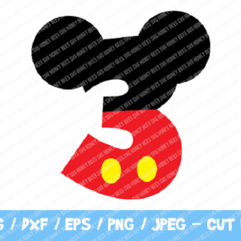 20 Number 3 SVG, Mickey Head SVG, Mickey Cut File, Mickey Head Number, Instant Download, Cricut, Mickey Silhouette, Disney SVG, Disney Numbe