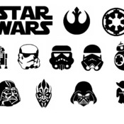 20 Star Wars svg,cut files,silhouette clipart,vinyl files,vector digital,svg file,svg cut file,clipart svg,graphics clipart