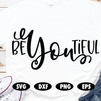 224 BeYOUtiful svg, Beautiful svg, Be you svg, Pun svg, Funny svg, Love svg, Positive svg, Female power svg, Girlfriend svg, Beautiful girl