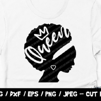 243 Black Woman Queen, Black Lives Matter SVG, BLM SVG Cut File, Instant Download, Cricut, Silhouette, African American Women Silhouette