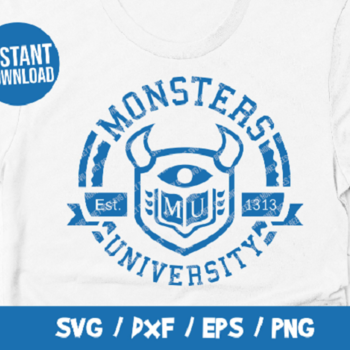 27 Monsters University SVG, Monsters University Logo SVG, Disney SVG, Monsters Cricut, Monsters University Student, Monsters University Shir