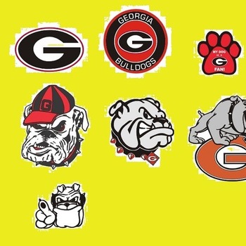 28 Georgia Bulldogs Svg Dxf Eps Png, Cut File Pack , Download Football Files, Cricut, Cameo, Vinyl Machine Active