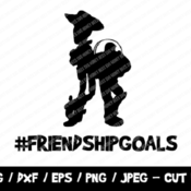 285 Toy Story Friendship Goals SVG, Woody Buzz Cut File, Instant Download, Cricut Silhouette, Vinyl Cut File, Funny Toy Story End of Quarant