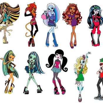 29 Monster High svg,cut files,silhouette clipart,vinyl files,vector digital,svg file,svg cut file,clipart svg,graphics clipart