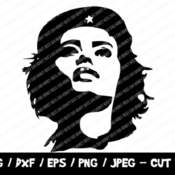 299 Che Guevara SVG, BLM SVG Cut File, Black Lives Matter Svg, Stand Against Racism, Instant Download, Cricut & Silhouette, Png, Revolution