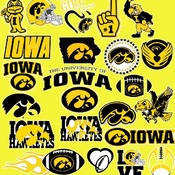 3 Iowa Hawkeyes Svg Dxf Eps Png, Cut File Pack , Download Football Files, Cricut, Cameo, Vinyl Machine Active