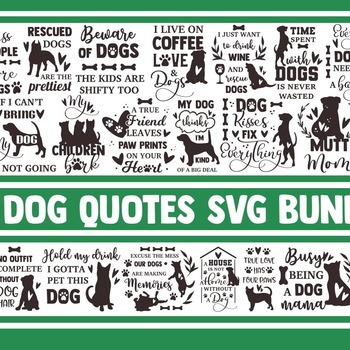 32 Dog SVG Bundle, dog quote svg, paw svg, funny svg, svg quotes, svg designs, svg designs, dog mom svg, fur mom svg, home svg, svg for cric