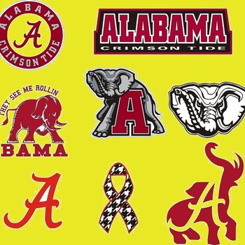 33 Alabama Crimson Tide Svg Dxf Eps Png Cut File Pack , Download Football Files, Cricut, Cameo, Vinyl Machine Active