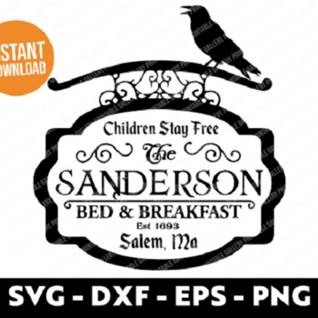 35 Sanderson Sisters SVG Shirt, Sanderson Sisters Bed & Breakfast, Hocus Pocus Shirt SVG, Halloween SVG, Hocus Pocus Vectors, Halloween, Sal