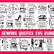 35 Sewing SVG Bundle, sewing machine svg, seamstress svg, tailor svg, quilting svg, svg designs, sew svg, needle svg, thread svg, svg quotes