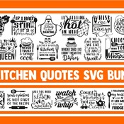 36 Kitchen SVG Bundle, svg desings, svg quotes, svg sayings, cooking svg, chef svg, baking svg, funny quotes svg, pot holder svg, funny kitc