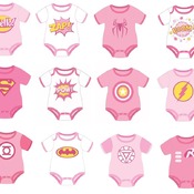 38 Girl Superheroes Baby Tees svg,cut files,silhouette clipart,vinyl files,Vector Digital,svg file,svg cut file,clipart svg,graphics clipart