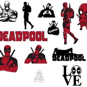 39 Deadpool svg,cut files,silhouette clipart,vinyl files,vector digital,svg file,svg cut file,clipart svg,graphics clipart