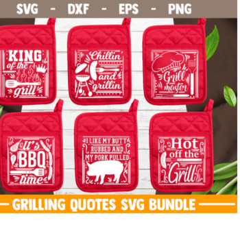 43 Pot holder SVG Bundle, BBQ svg, grill svg, grilling svg, grill master svg, kitchen svg, funny quotes svg, svg designs, chef svg, cooking