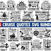 44 Cruise SVG Bundle, cruise ship svg, cruise shirts svg, anchor svg, boat svg, oh ship svg, oh ship its a family trip svg, cruise squad svg