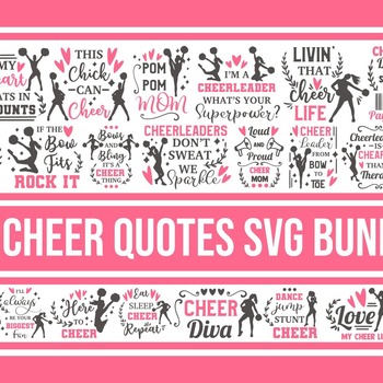 46 Cheer SVG Bundle, cheerleader svg, cheerleading svg, megaphone svg, cheer mom svg, cheer bow svg, svg designs, svg quotes, svg sayings, p