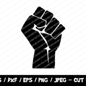 47 Black Lives Matter SVG, BLM SVG Cut File, Raised Fist Svg, Stand Against Racism, Instant Download, File For Cricut & Silhouette, Png