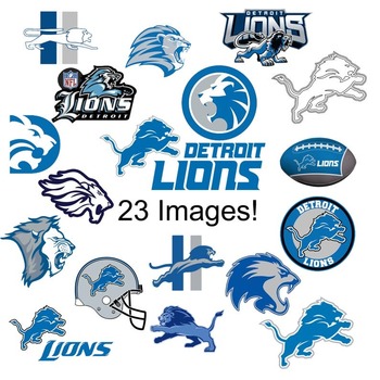 5 Detroit Lions PNG Bundle 23 Images NFL Logo png Cricut Image Football png Cut Files Digital Download Ready to Cut Clip Art Digital Files