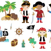 51 Little Pirate svg,cut files,silhouette clipart,vinyl files,Vector Digital,svg file,svg cut file,clipart svg,graphics clipart