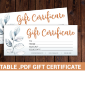 52 Gift certificate template printable, editable gift certificate template, gift card template, gift card printable, gift voucher template p