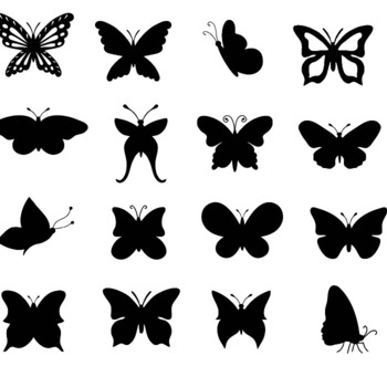 54 Butterfly svg,cut files,silhouette clipart,vinyl files,vector digital,svg file,svg cut file,clipart svg,graphics clipart