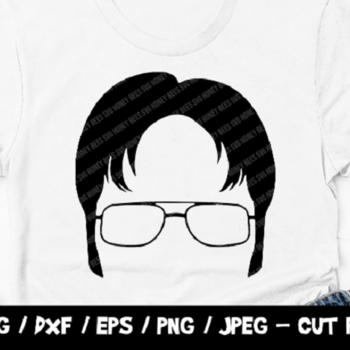 54 Dwight Schrute SVG, Dwight Schrute Face SVG, Dwight Schrute Silhouette, The Office Cut File, The Office SVG, Dwight Schrute Vector, Vinyl