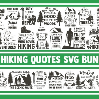 54 Hiking SVG Bundle, mountains svg, adventure svg, hike svg, camping svg, climbing svg, svg designs, svg quotes, svg files, forest svg, png