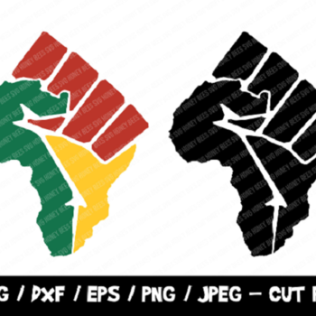 55 Black Lives Matter SVG, BLM SVG Cut File, Raised Fist Svg, Africa Fist Svg, Africa Svg, Instant Download, File For Cricut & Silhouette, P