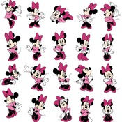 55 Minnie Mouse 2 svg,cut files,silhouette clipart,vinyl files,Vector Digital,svg file,svg cut file,clipart svg,graphics clipart