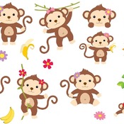 57 Monkey Girl svg,cut files,silhouette clipart,vinyl files,Vector Digital,svg file,svg cut file,clipart svg,graphics clipart