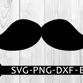 6 Mustache svg free, mustache clipart, moustach svg, instant download, silhouette cameo, shirt design, moustache cutting file, png