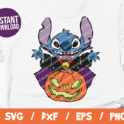 60 Stitch Halloween SVG, Lilo and Stitch SVG, Halloween SVG, Pumpkin Svg, Vampire Stitch Vector, Cricut, TShirt, Dxf, Cut File