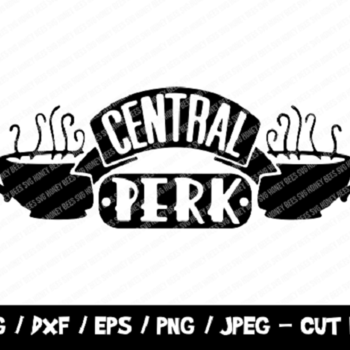 61 Central Perk SVG, Friends SVG, Instant Download, Cricut and Silhouette, Friends Cut File, Central Perk Logo SVG, Central Perk Cut File