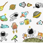 61 Outer Space svg,cut files,silhouette clipart,vinyl files,Vector Digital,svg file,svg cut file,clipart svg,graphics clipart