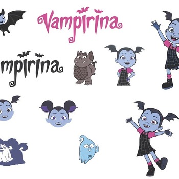 62 Vampirina svg,cut files,silhouette clipart,vinyl files,vector digital,svg file,svg cut file,clipart svg,graphics clipart