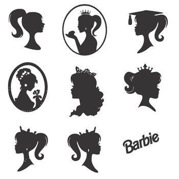 63 Barbie svg,cut files,silhouette clipart,vinyl files,vector digital,svg file,svg cut file,clipart svg,graphics clipart