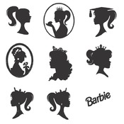 63 Barbie svg,cut files,silhouette clipart,vinyl files,vector digital,svg file,svg cut file,clipart svg,graphics clipart